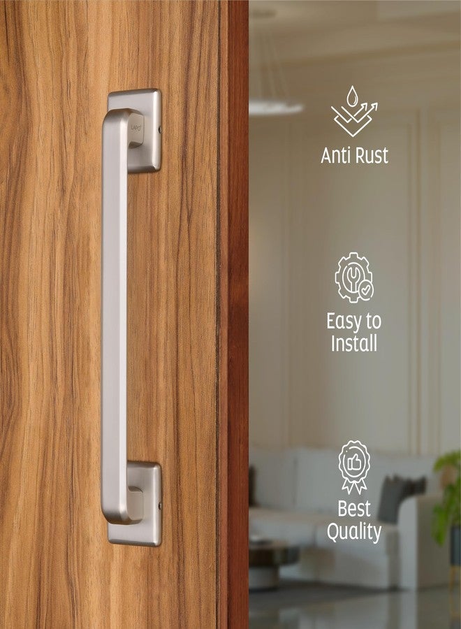 LAPO Door Handle Cool Door Pull Handles For Main Door|Main Door Handle|Door Handle|Zinc Alloy(10 Inches- Pack Of 1)Matt Finish|3 Years Warranty,Silver - Image 4